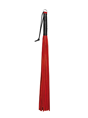 Leather Whip Red 24 straps