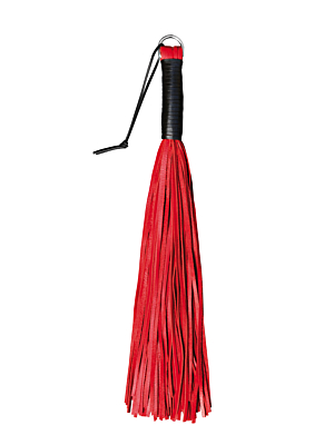 Leather Whip Red 70 straps