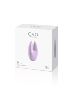 Ovo - S4 Rechargeable Lay On Vibrator Rose