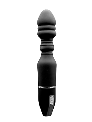 MENZSTUFF Vibrating Butt Plug - Black - Anal Vibrator