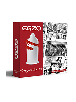 Egzo Dragon Lord Stimulating Condom (1pc)