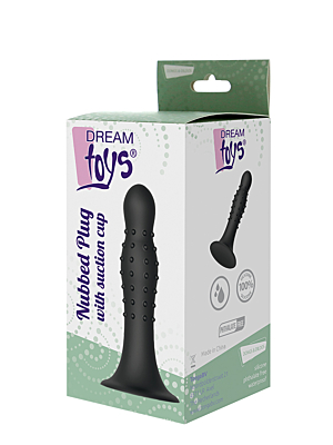 DREAM TOYS NUBBED PLUG WITH SUCTION CUP