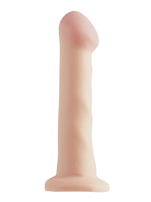 Pipedream Basix Rubber Works Realistic Cock with Suction Cup - Water and Dust Resistant - Skin - 16.5 cm