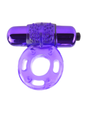 Pipedream Fantasy C-Ringz Vibrating Super Cock Ring - Purple
