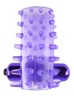 Pipedream C-Ringz Vibrating Super Sleeve - Purple - Cock Ring
