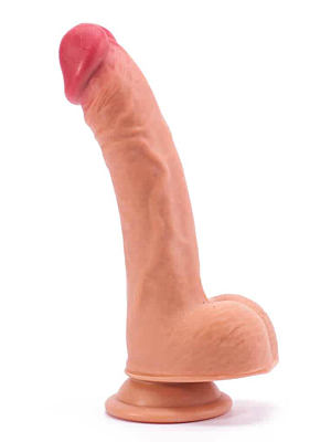 Dual-Layered Silicone Nature Cock 20 cm - Lovetoy - Realistic Penis with Veins