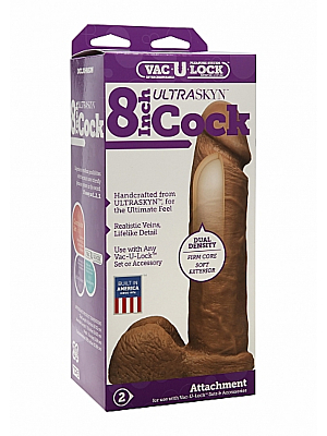 Ultraskyn Caramel Cock 19 cm - Vac-U-Lock