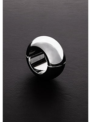 Oval Stainless Steel Ball Stretcher (35x30mm) - Triune - Cock Rings