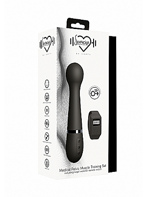 Remote Control Sexercise Kegel Wand Vibrator (Black) - Shots Media