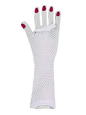 Gloves With Net White 30cm