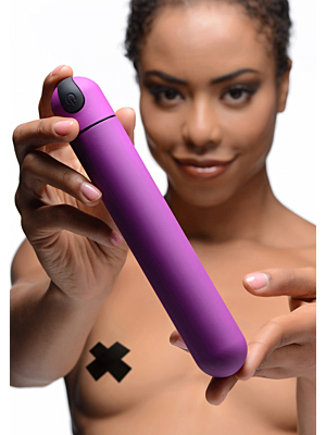 XL Vibrating Bullet Rechargeable - Purple - XR Brands