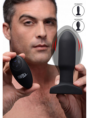 Swell 10X Inflatable & Vibrating Missile Silicone Butt Plug