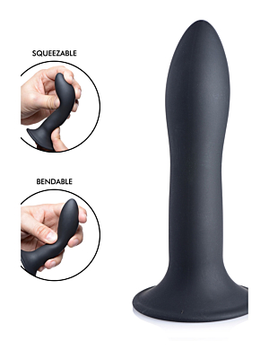 Squeezable Slender Penis (Purple) - XR Brands - Unrealistic Penis