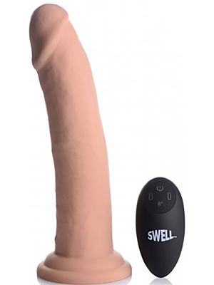 Swell 7X Inflatable and Vibrating Silicone Dildo 21.5 cm - XR Brands