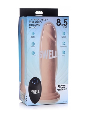 Swell 7X Inflatable and Vibrating Silicone Dildo 21.5 cm - XR Brands