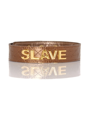 The Subjection Slave Collar  - Bronze