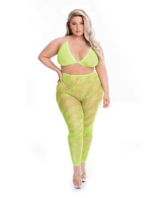 Sexy Women's Costume All About Leaf - Green P/S