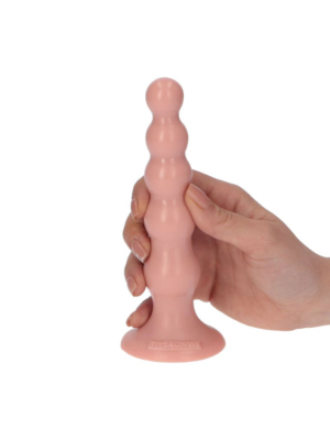 Italian Cock Butt Plug with Spheres 14 cm (Flesh) - Toyz4lovers - Gradual - Waterproof - Anal Play
