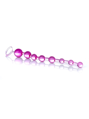 10 Jelly Anal Beads - Pink