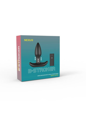 Nexus B Stroker -  Remote Control Unisex Massager with Unique Rimming Beads