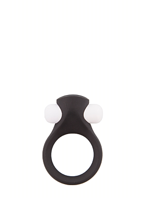 Dreamtoys Lit-Up Stimu - Silicone Vibrating Cock Ring Black - Penis Ring - Waterproof