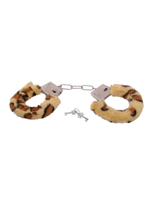 Bestseller Handcuffs with Leo Fur - Toyz4Lovers