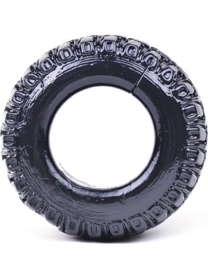 Erection Penis Ring The Tyre - Black  - Elastic