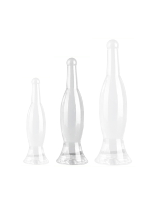 Transparent Bottle Butt Plug M 22 x 5.5 cm 