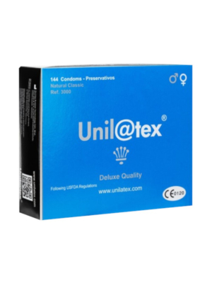 Unilatex - Box of 144 Natural Condoms - Deluxe Quality