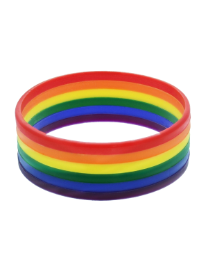 2.3cm Rainbow Silicon Bracelets