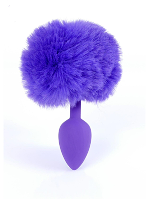 Butt Plug Bunny Tail - Purple 