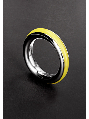 Cazzo Cock Ring 40 mm (Yellow) - Triune - Stainless Steel Penis Ring
