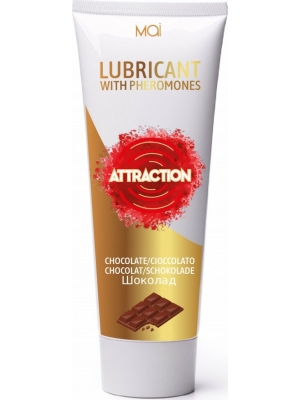 Attraction Mai Lubricant with Pheromones 75 ml - Chocolate - Flavoured Lube