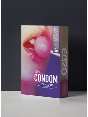 Condoms EGZO Oral Ice Cream (3 pcs)
