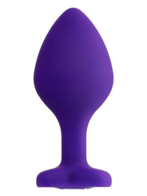 Butt Plug ToyFa Diamond Heart - Purple