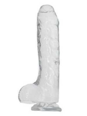 Realistic Cock - Toyz4Lovers Real Rapture Clear Jelly Dildo - Medium