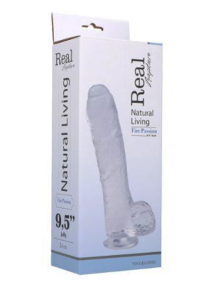 Toyz4Lovers Real Rapture Clear Jelly Dildo - XL