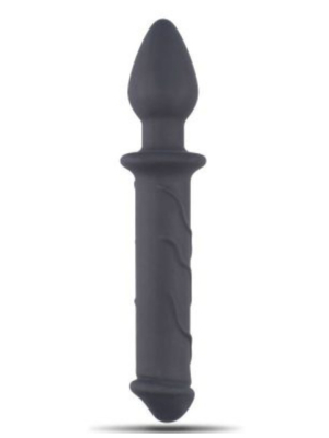 Couple's Love Darkside Dildo with Butt Plug - Toyz4lovers - Silicone
