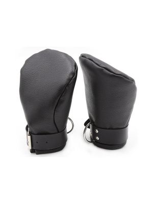 Dog Paw mittens in vegan leather