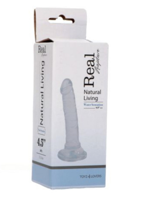 Toyz4Lovers Real Rapture Clear Jelly Dildo - Small