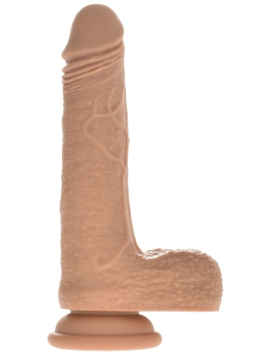  Realistic Dildo Zetty with Liquid Silicone 19 cm - Natural - Penis with Veins