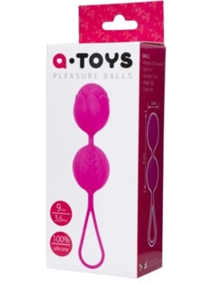A-TOYS Vaginal balls, Silicone, Pink 3.5 cm