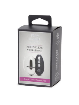 FIFTY SHADES OF GREY - RELENTLESS VIBRATIONS REMOTE CONTROL PLEASURE EGG
