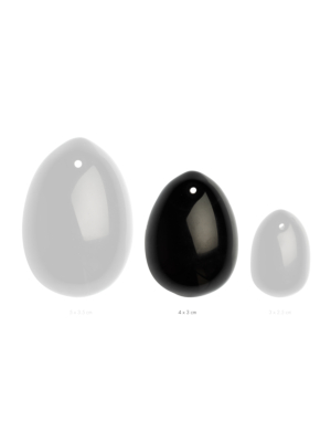La Gemmes Yoni Vaginal Egg Medium - Black Obsidian