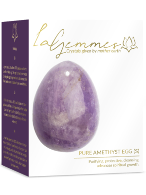 La Gemmes Yoni Vaginal Egg Small - Pure Amethyst