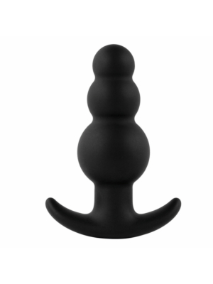 Waterproof - Plugz Silicone Butt Plug Nr. 1 (Black) - Feelztoys