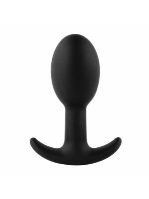 Waterproof - Plugz Silicone Butt Plug Nr. 3 (Black) - Feelztoys