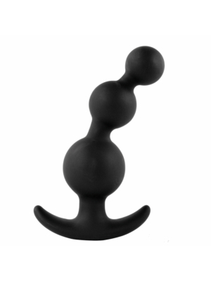 Waterproof - Plugz Silicone Butt Plug Nr. 4 (Black) - Feelztoys