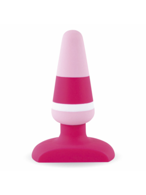 Waterproof - Plugz Silicone Butt Plug Nr. 2 (Pink/Purple) - Feelztoys