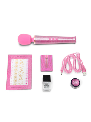Le Wand All That Glimmers - Rechargeable Petite Wand Massager (Pink)